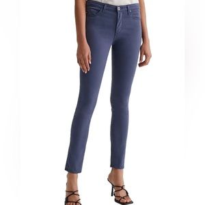 AG JEANS "THE PRIMA MID-RISE CIGARETTE" Stretch Jeans In "BLUE NOTE"